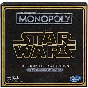 Star Wars monopoly the complete saga edition